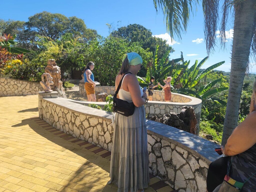 Jamaica Giant Sculpture Park Guest Basking in the Countryside View